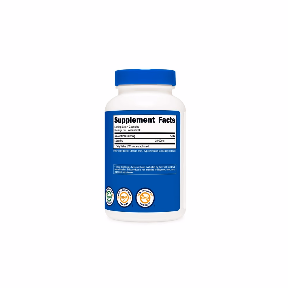 Nutricost L-Leucine 2000mg- 120 Capsule 3