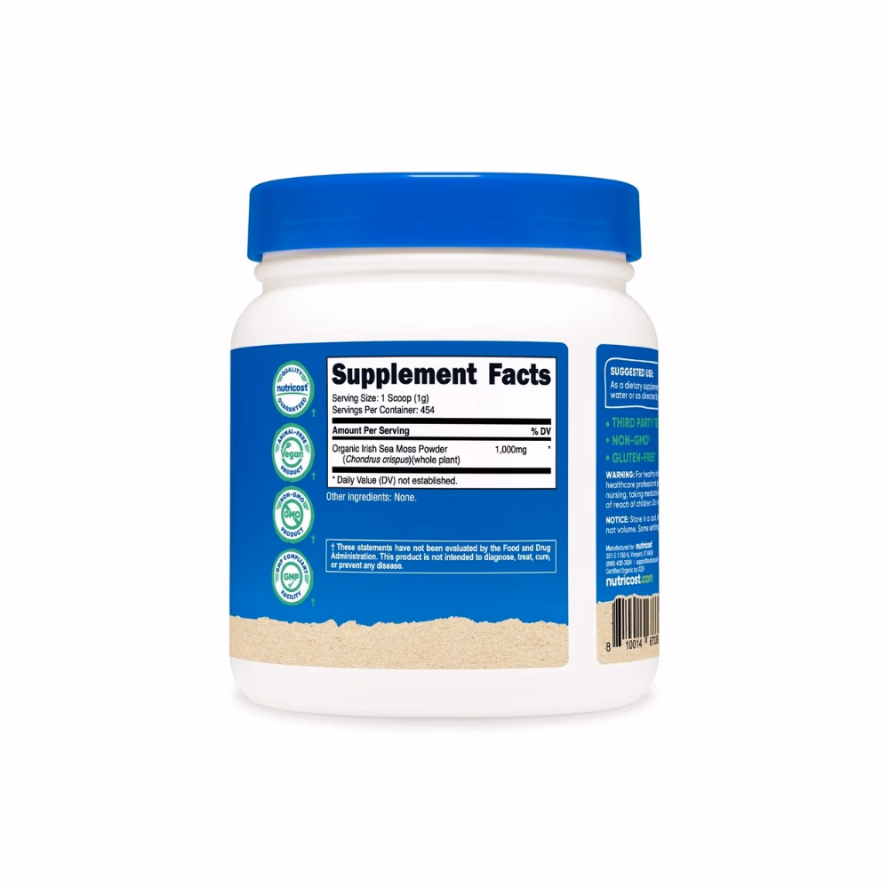 Nutricost Organic Irish Sea Moss Powder 454g 3