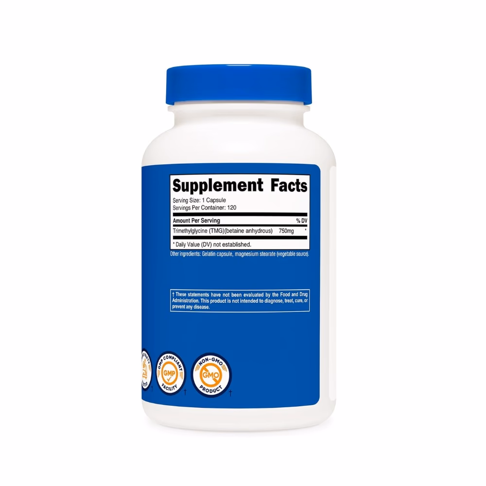 Nutricost TMG 750mg Caps 120s 4
