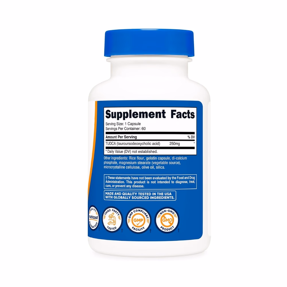 Nutricost Tudca 250mg 60 capsules 3