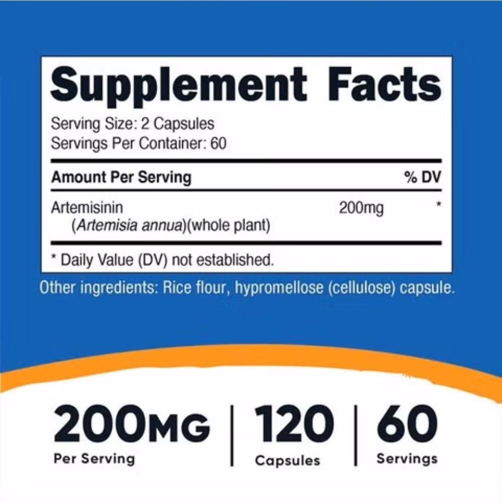 Nutricost Artemisinin 200mg- 120 Capsules 3