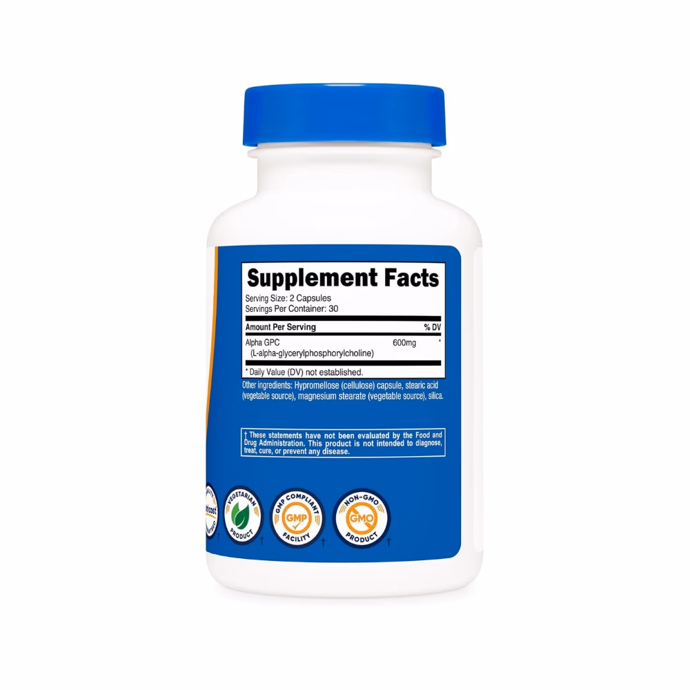 Nutricost Alpha GPC 600mg Cap 60s 2
