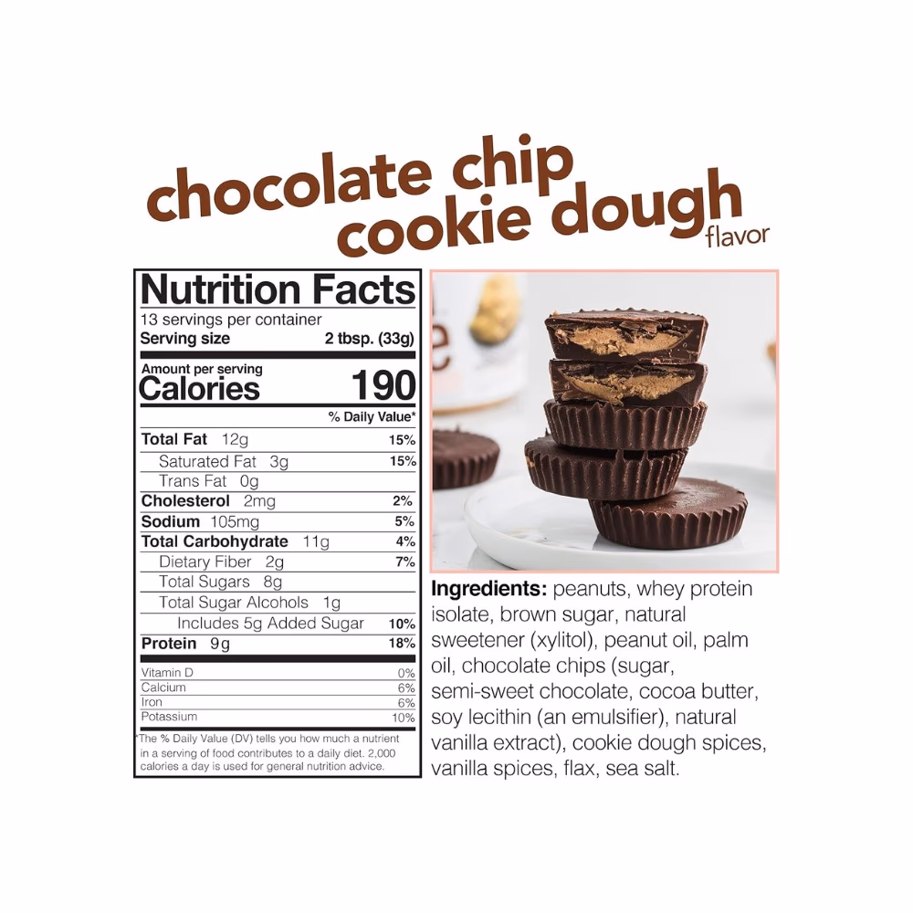 Nuts N More Choco Chip Cookie Dough 454G 3