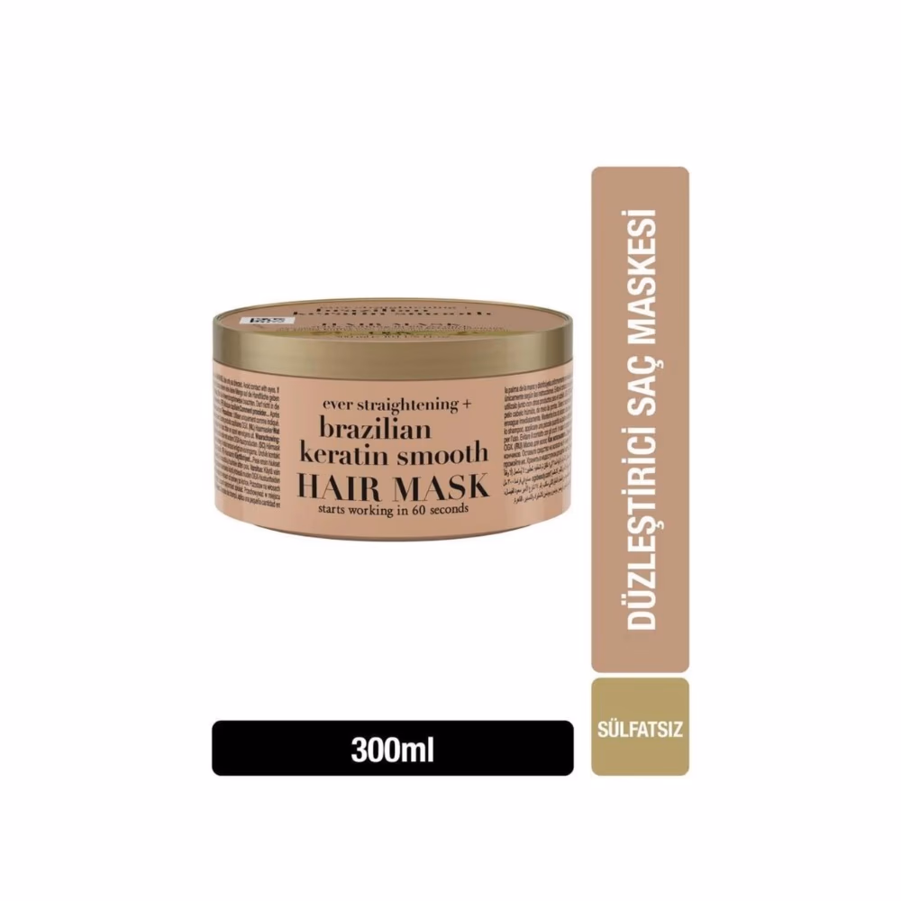 OGX Brazilian Keratin Smooth Hair Mask 300ML 2