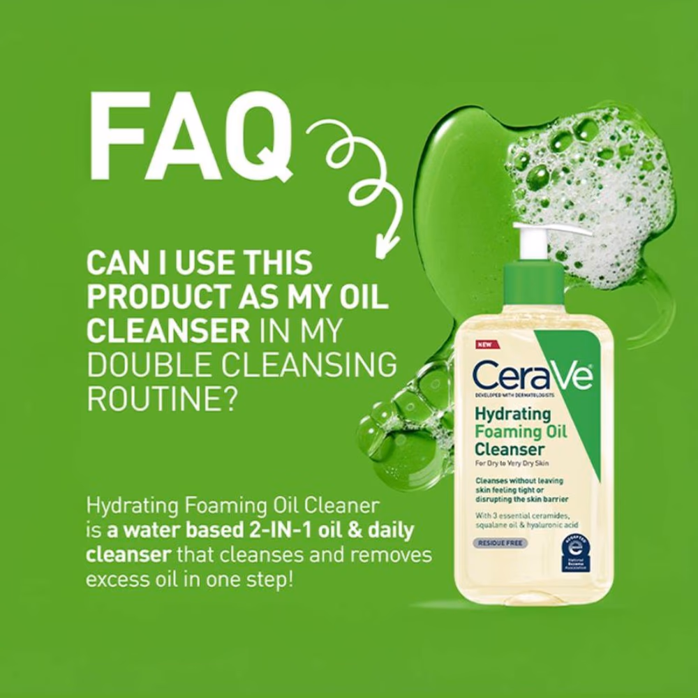 CeraVe Hydrating Foaming Oil Cleanser 355ml 3