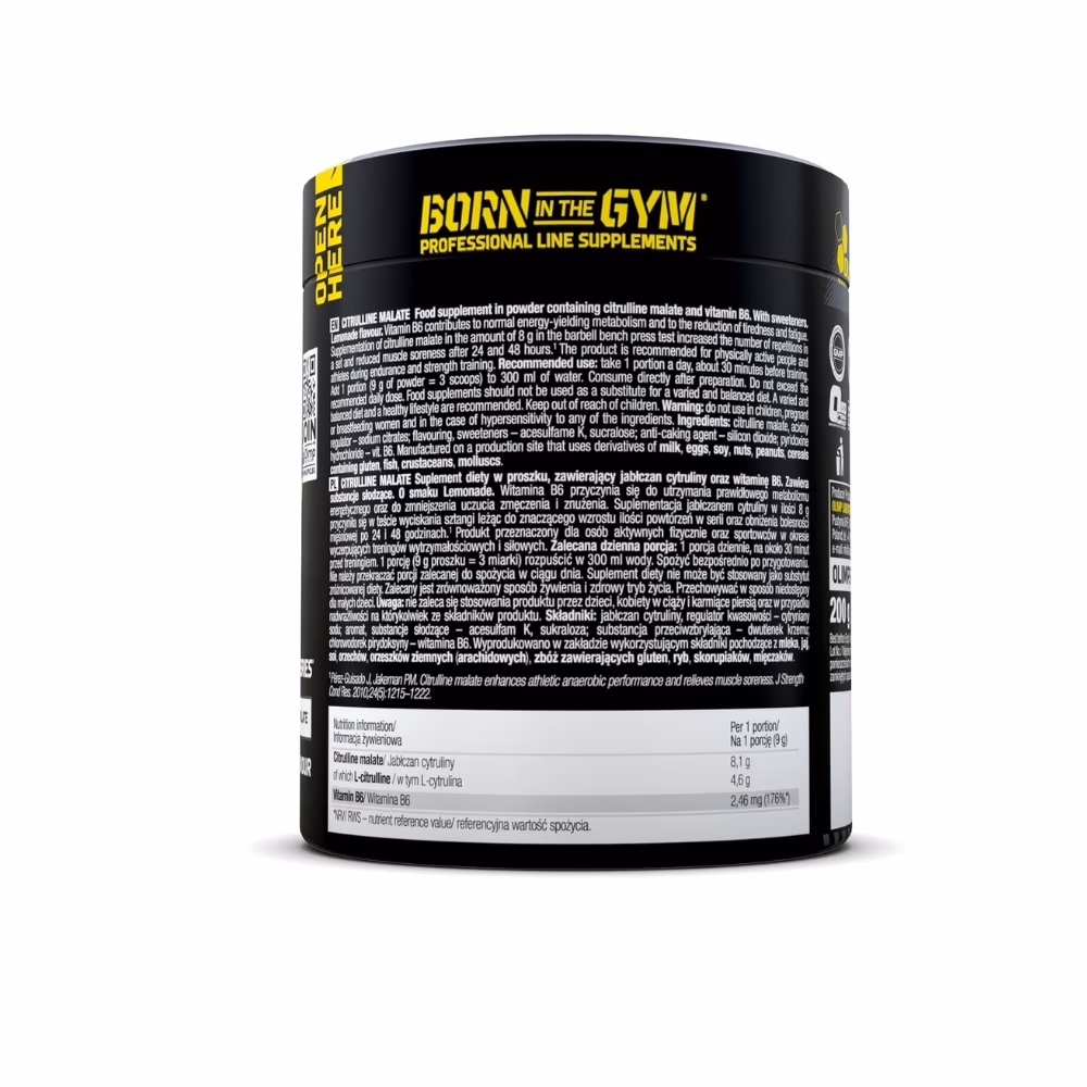 Olimp Citrulline Malate Powder Lemonade Flavor 200g 3