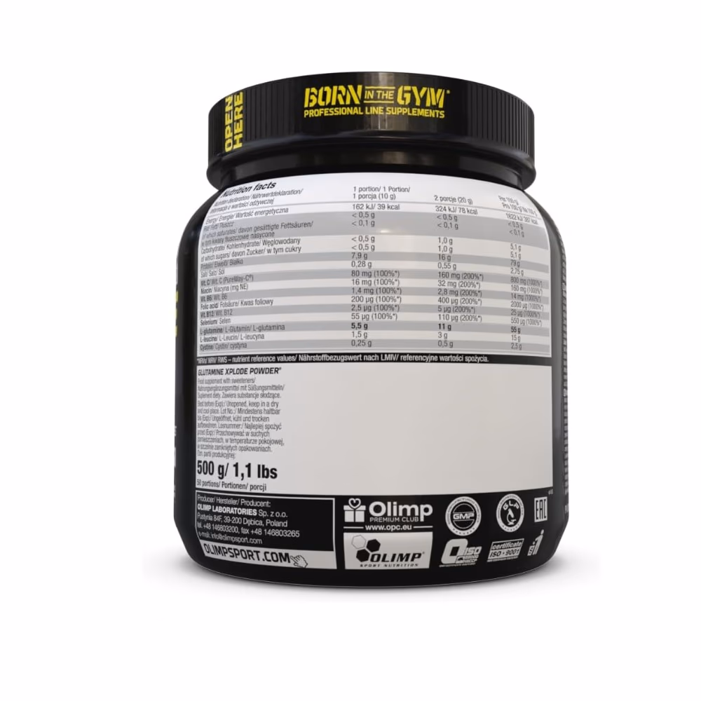 Olimp Glutamine Xplode – 500g Orange 3