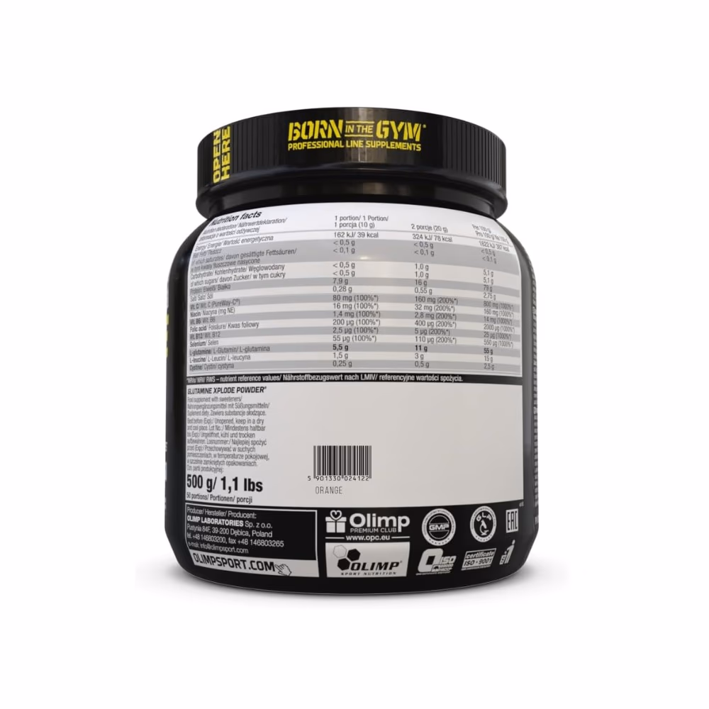 Olimp Glutamine Xplode – 500g Orange 2