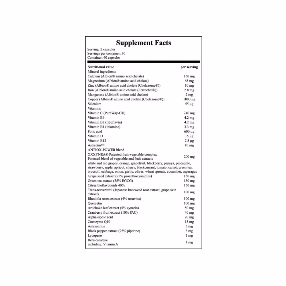Olimp Gold Vitamin Anti Ox Cap 60 Capsules 2