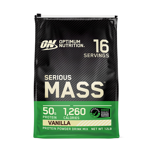Optimum Nutrition Serious Mass Vanilla 12LB 2