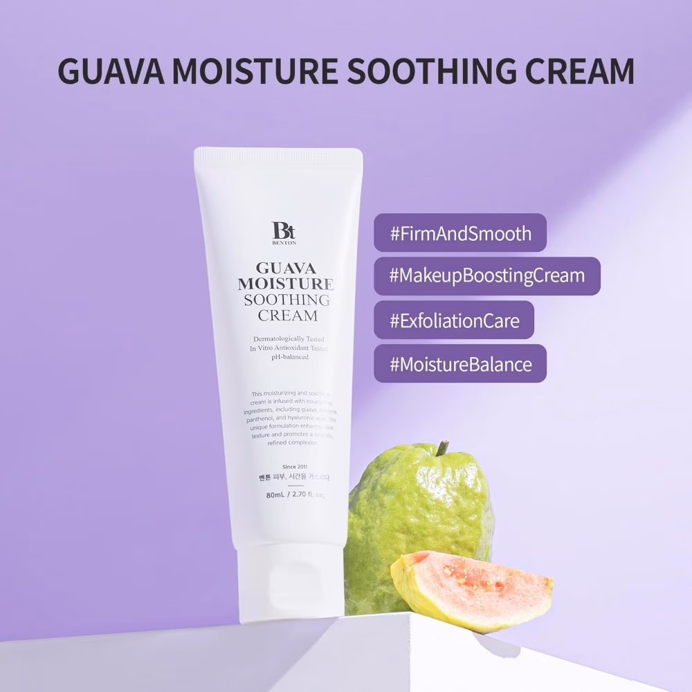 Benton Guava Moisture Soothing Cream 80ml 2