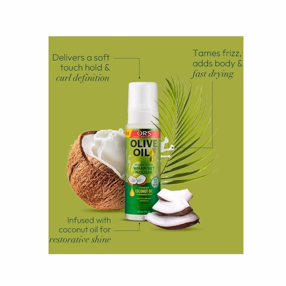 ORS Olive Oil Wrap Set Mousse 207ml 2