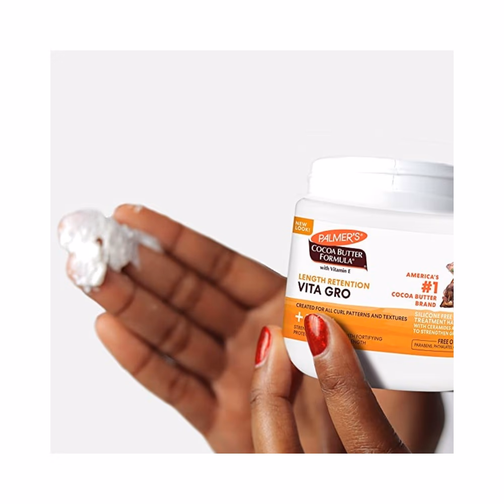 Palmer’s Cocoa Butter Formula Retention Vita Grow Cream 190g | Strengthening & Nourishing Hair Cream with Vitamins | Promotes Healthy Growth 3