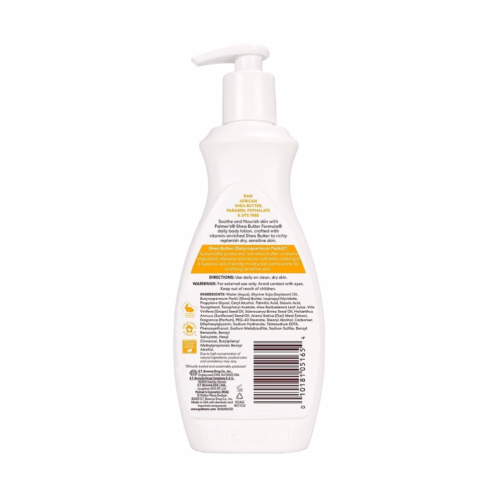 Palmers Raw Shea Nourishing Body Lotion 400ml 5