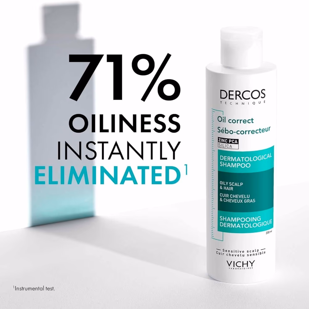 Vichy Dercos Oil Correct Shampoo 200ML 4