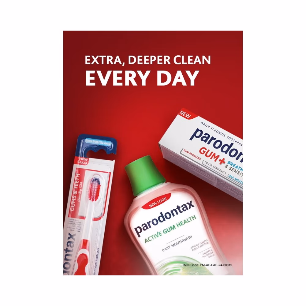Parodontax Mouthwash Active Gum Health Herbal 500ml 2