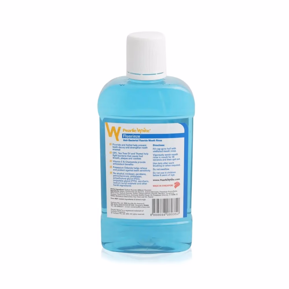 Pearlie White Fluorinze Rinse 500ml 4