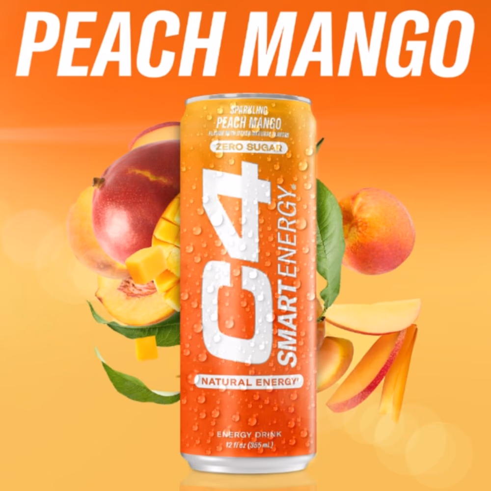 Cellucor C4 Smart Energy RTD Peach Mango - 355ml 2