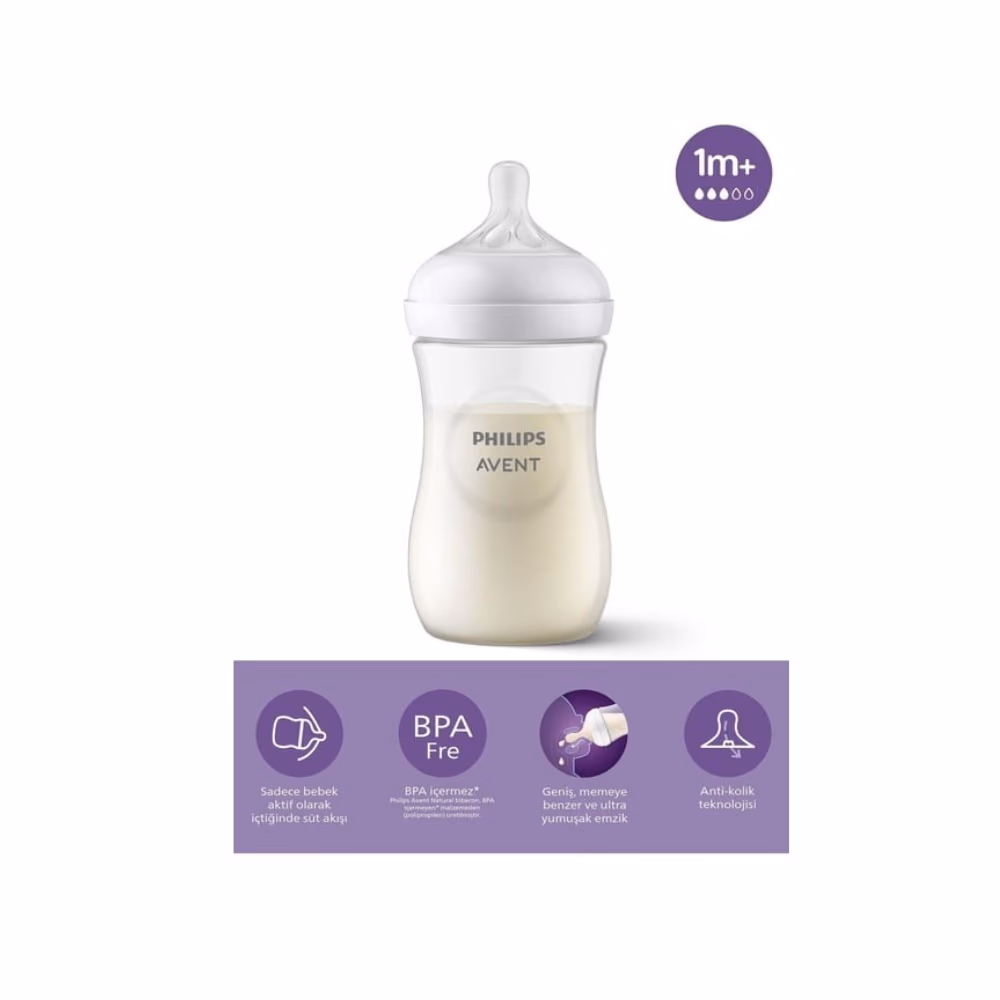 Philips Avent Scy 903-01 Nat 3.0 Feeding Bottle 260Ml 4