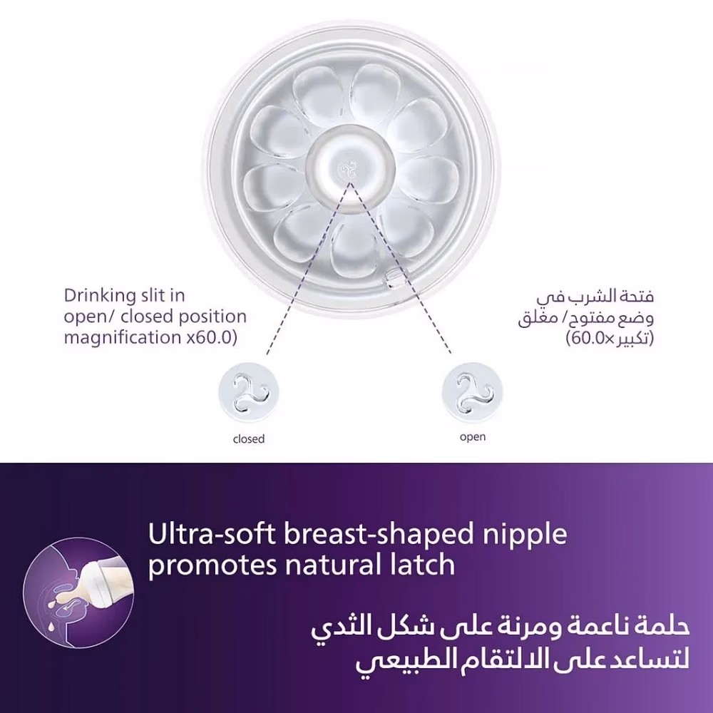 Philips Avent Natural Bottle 1 Month Plus 260ml 3
