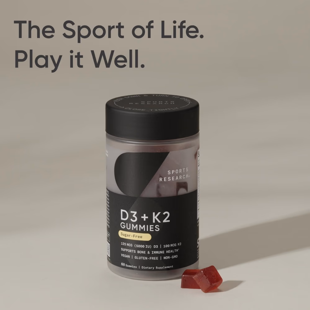 Sports Research D3 + K2 Gummies, 60 Count 3