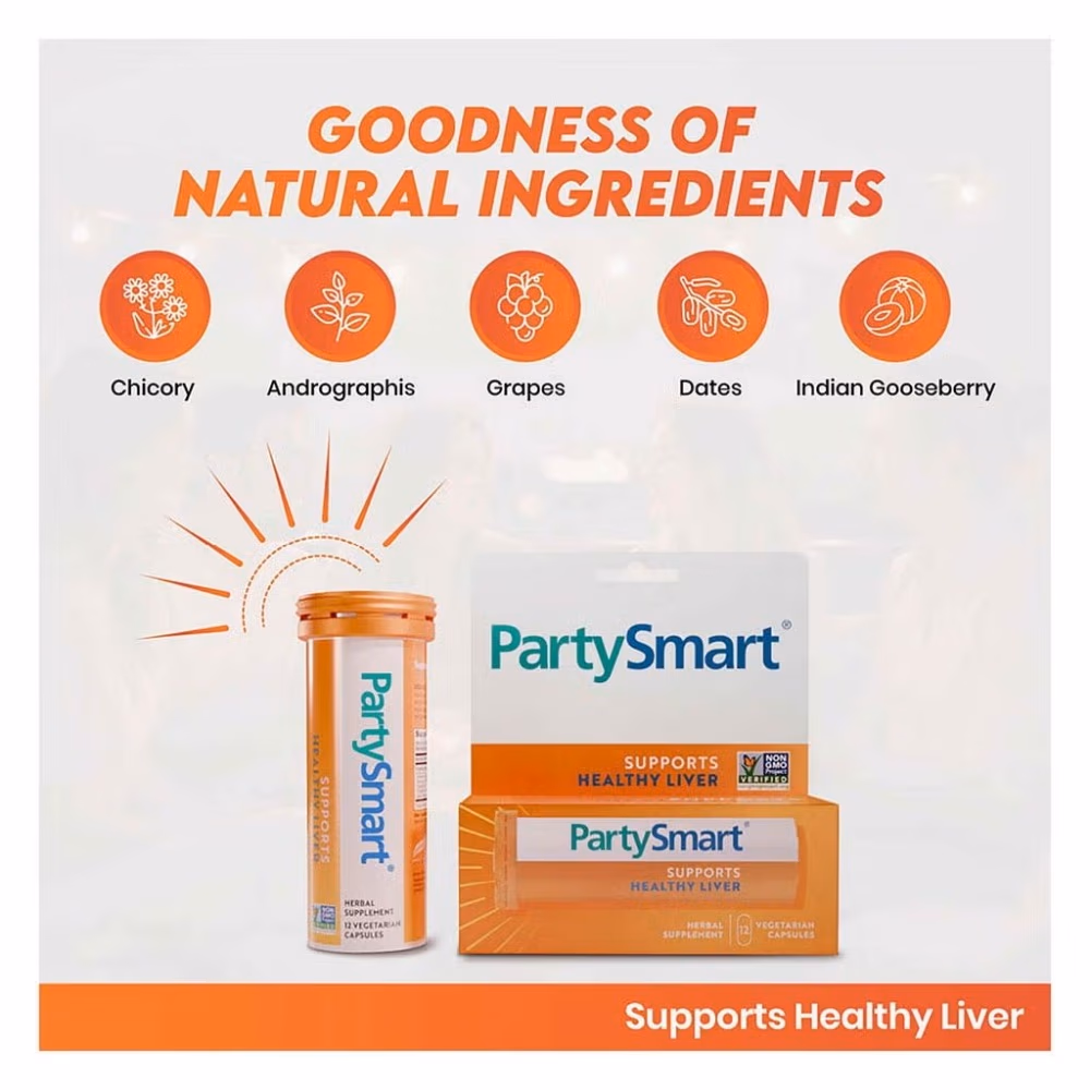 Himalaya PartySmart Capsules, 5 Count 2