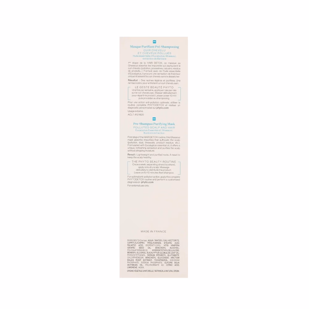 Phyto Detox Mask Pre-Shampoo 125ML 2