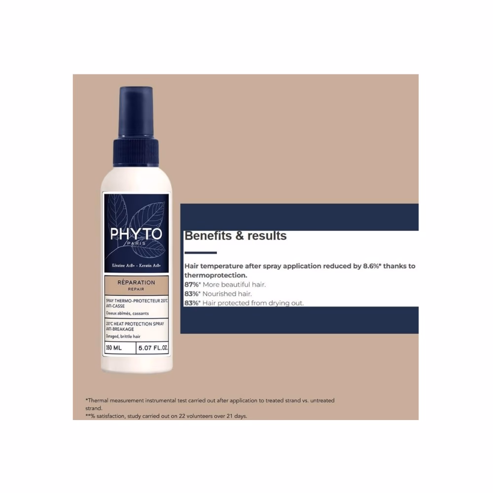 Phyto Heat Protection Spray Anti-Breakage 150ML` 3