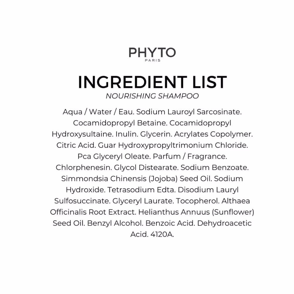 Phyto Nourishing Shampoo 250ML 3