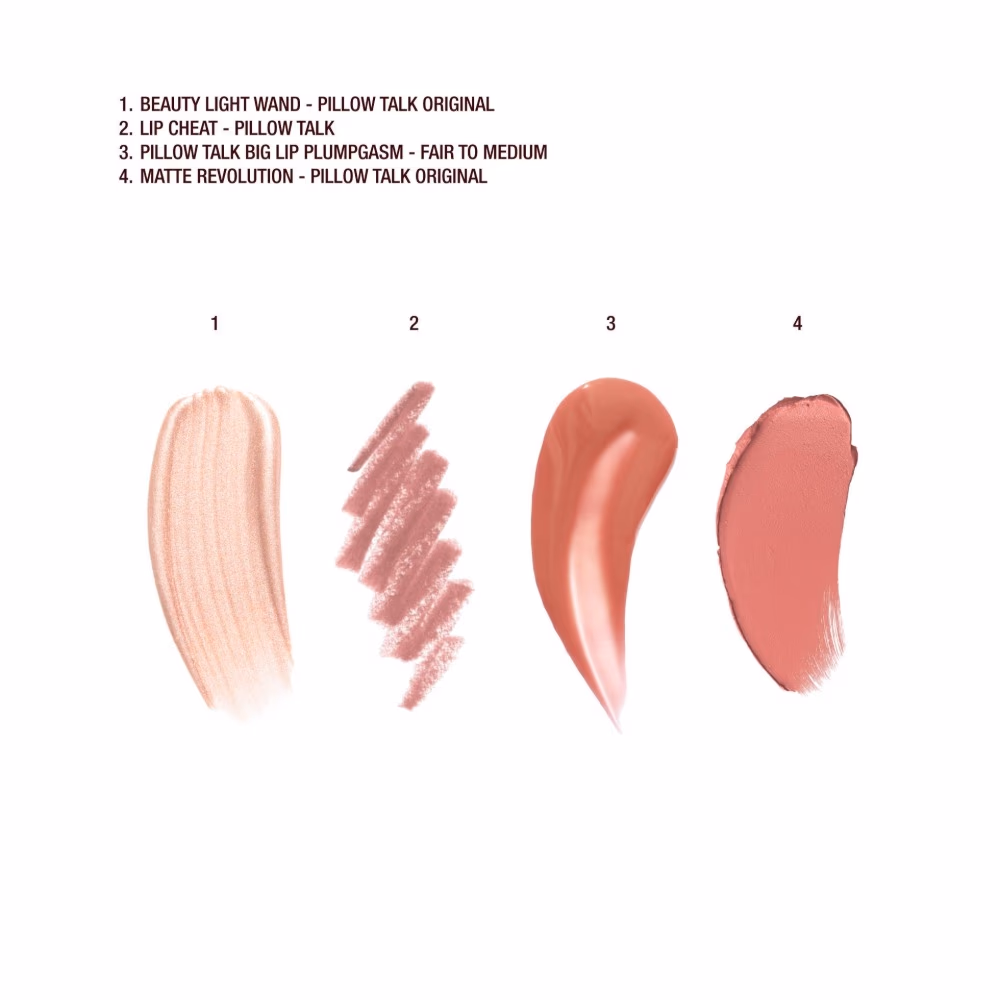 Charlotte Tilbury Pillow Talk Lip & Cheek Secrets – 4-Piece Makeup Set for Lips & Cheeks 5
