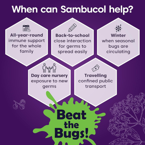 Sambucol Immuno Forte Effervescent Tablets - Natural Black Elderberry, 15 Tablets 4