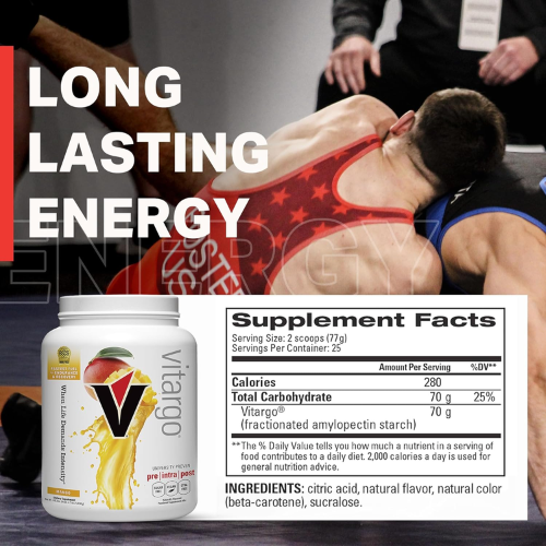 Vitargo Carbohydrate Powder – Mango Flavor (4 lbs) 2