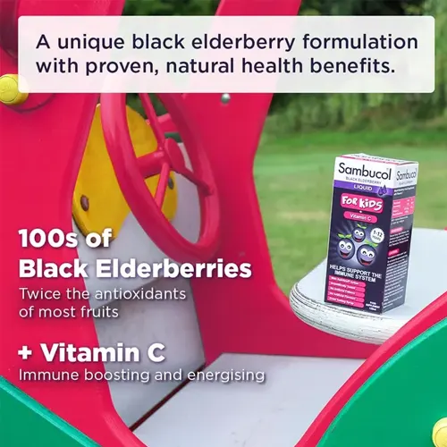 Sambucol Kids Vitamin C Immune Support Liquid 120ml 2