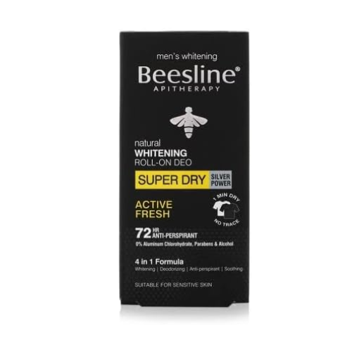 Beesline Whitening Deo Roll On Super Dry Active Fragrance free 2