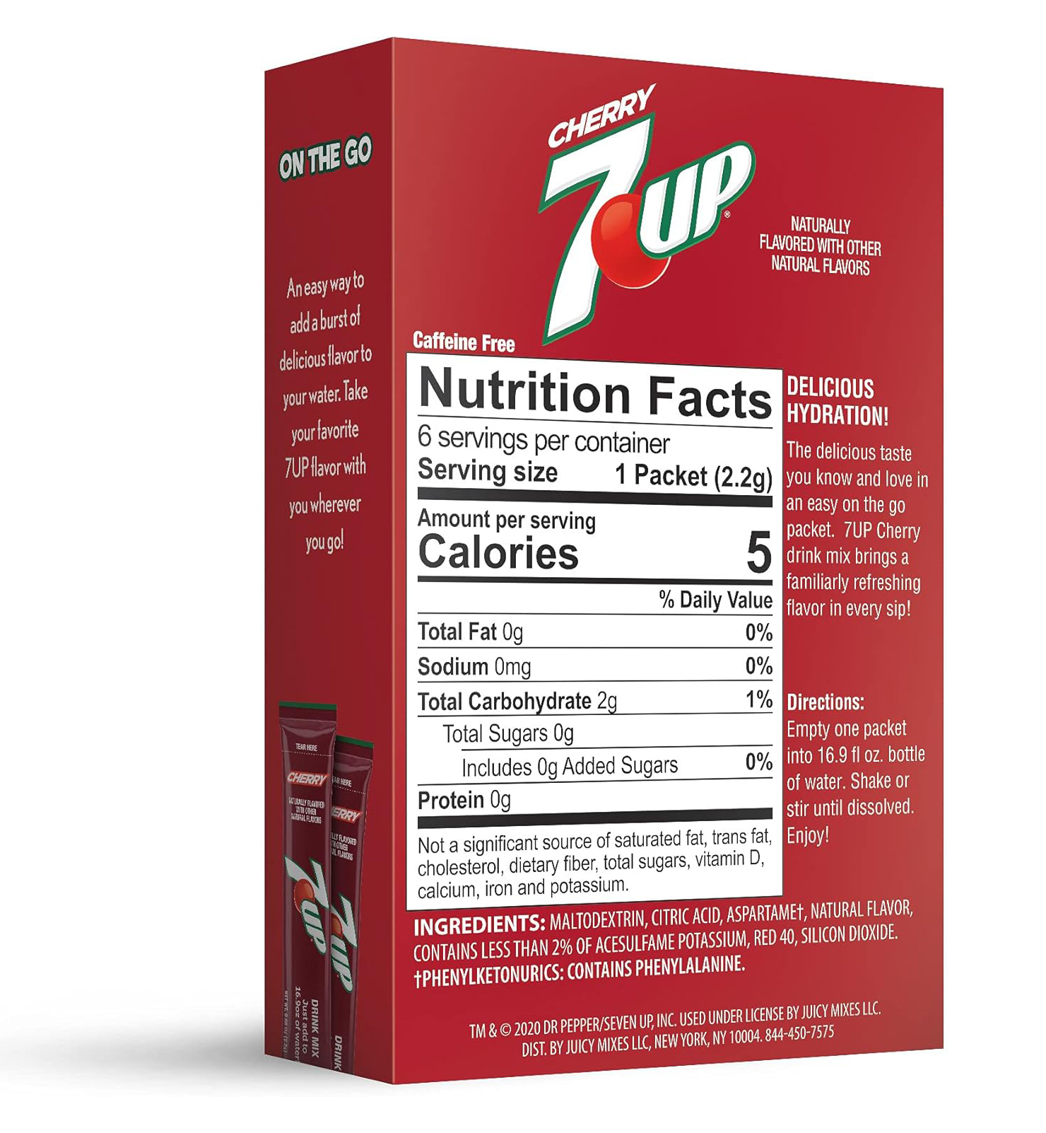 7UP Cherry Drink Sachets – 6 Pack 2