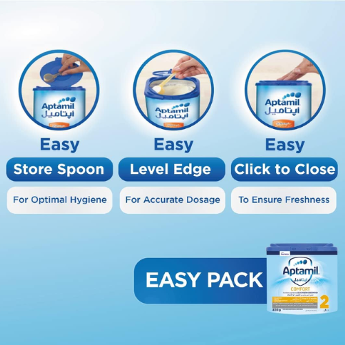 Aptamil Comfort Stage 2 Baby Milk Formula 400Gm 5