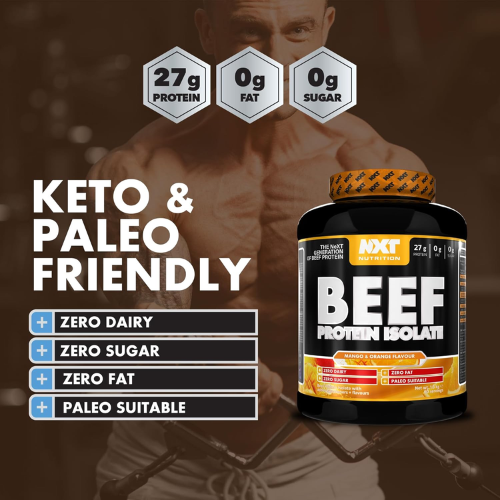 NXT Beef Protein Isolate Mango Orange 1.8Kg 3