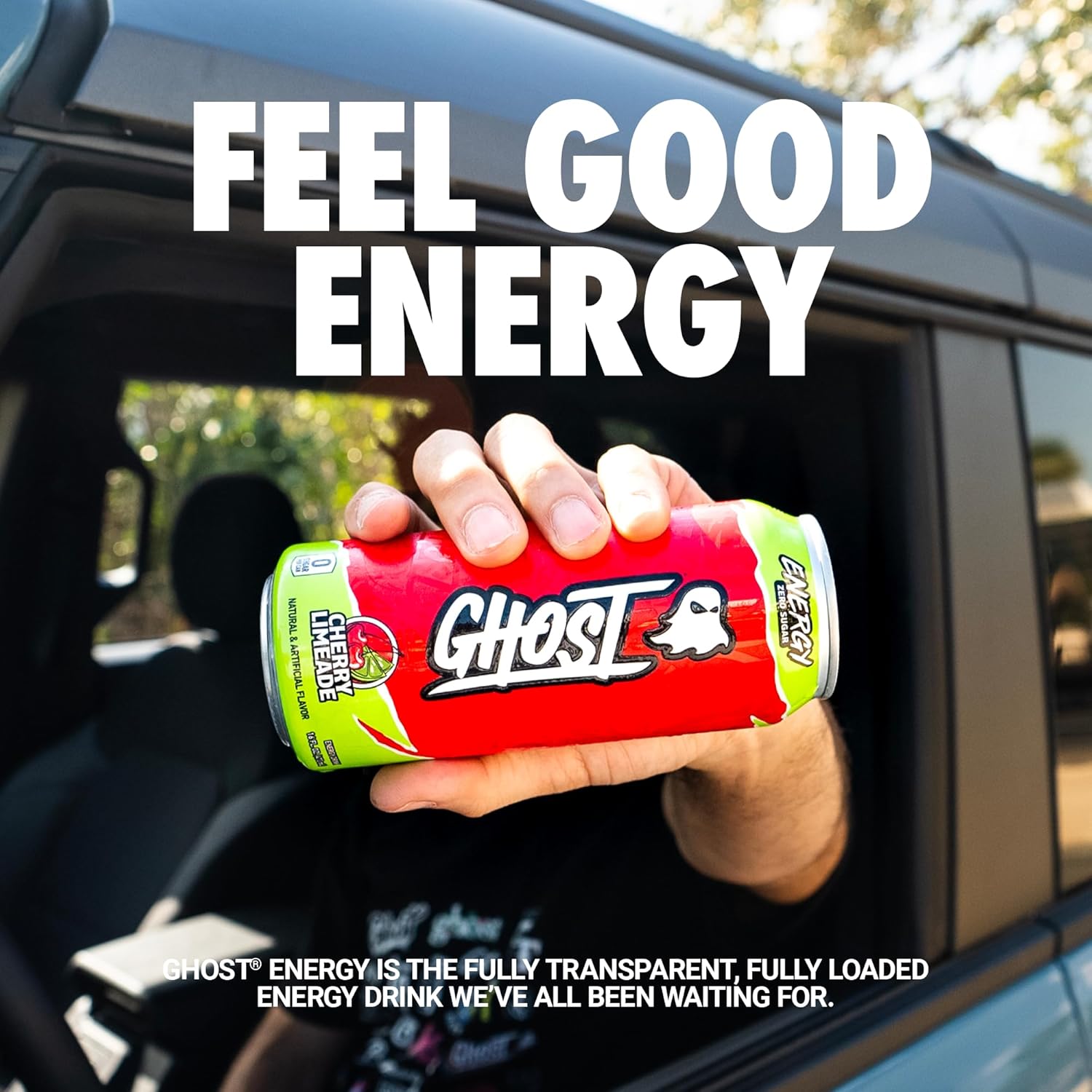 Ghost Energy Drink Cherry Limeade Flavor - 473ml x 12pcs 5