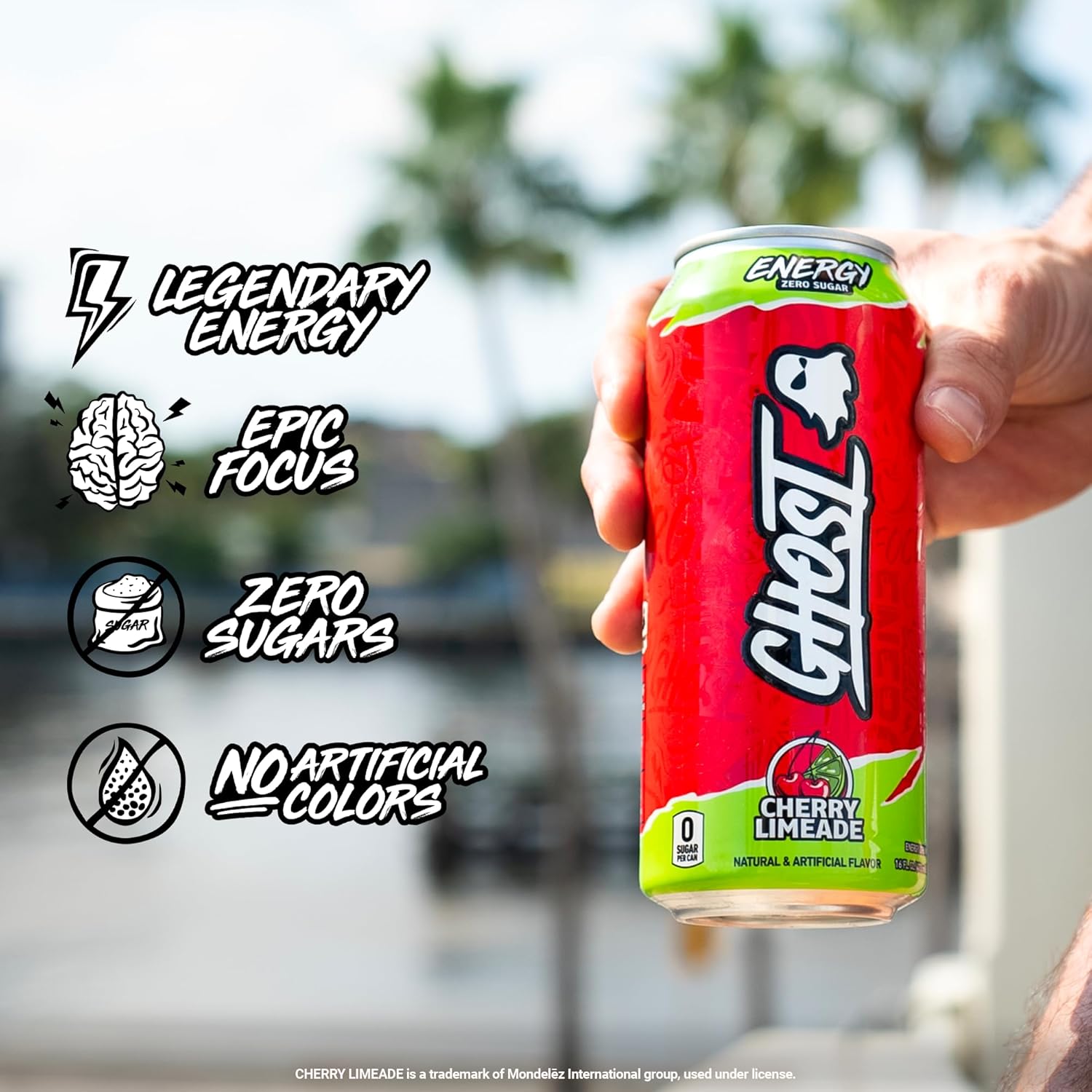 Ghost Energy Drink Cherry Limeade Flavor - 473ml x 12pcs 3