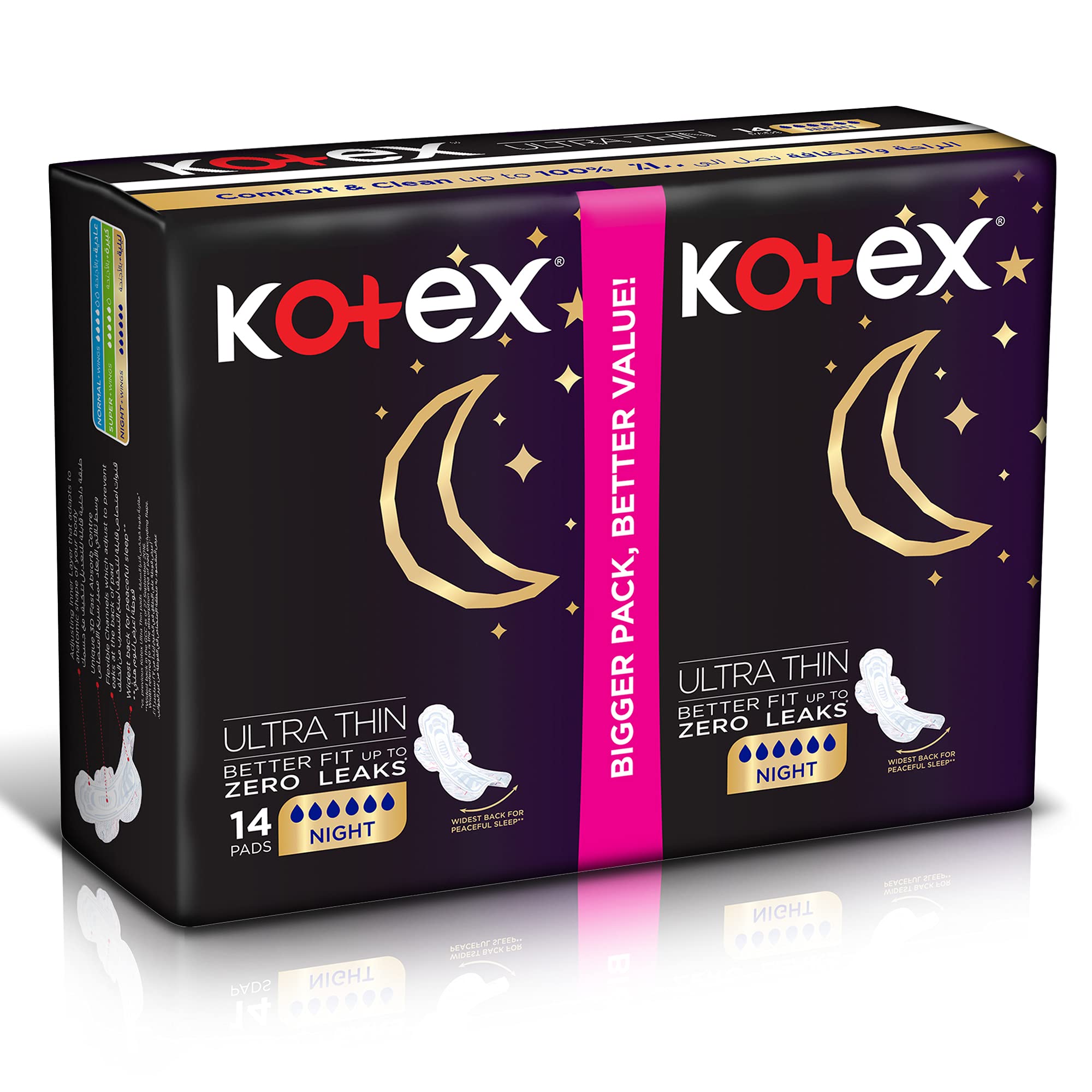 Kotex Natural Ultra Thin Night 14s 2