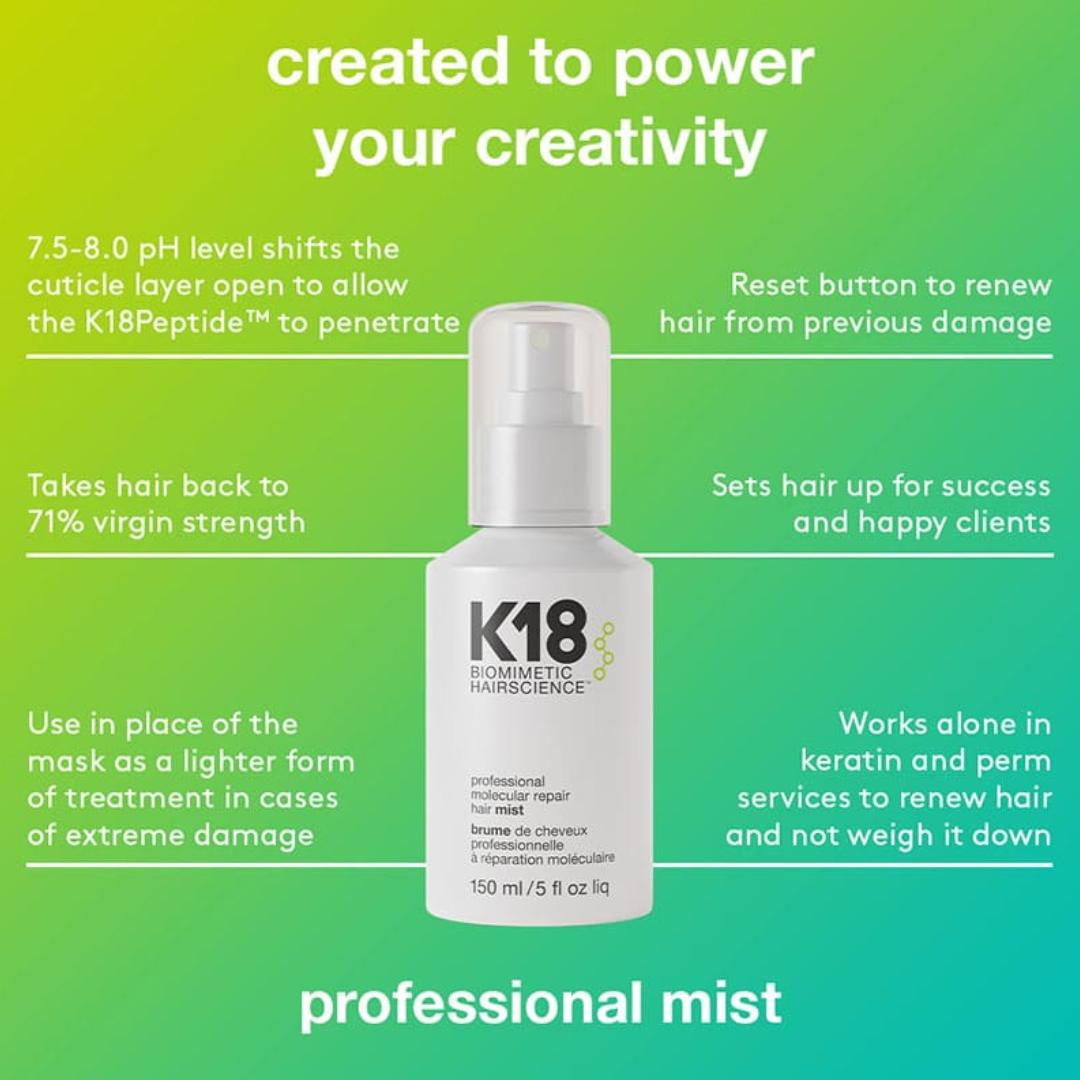 K18 Professional Molecular Repair Hair Mist 30ml 4