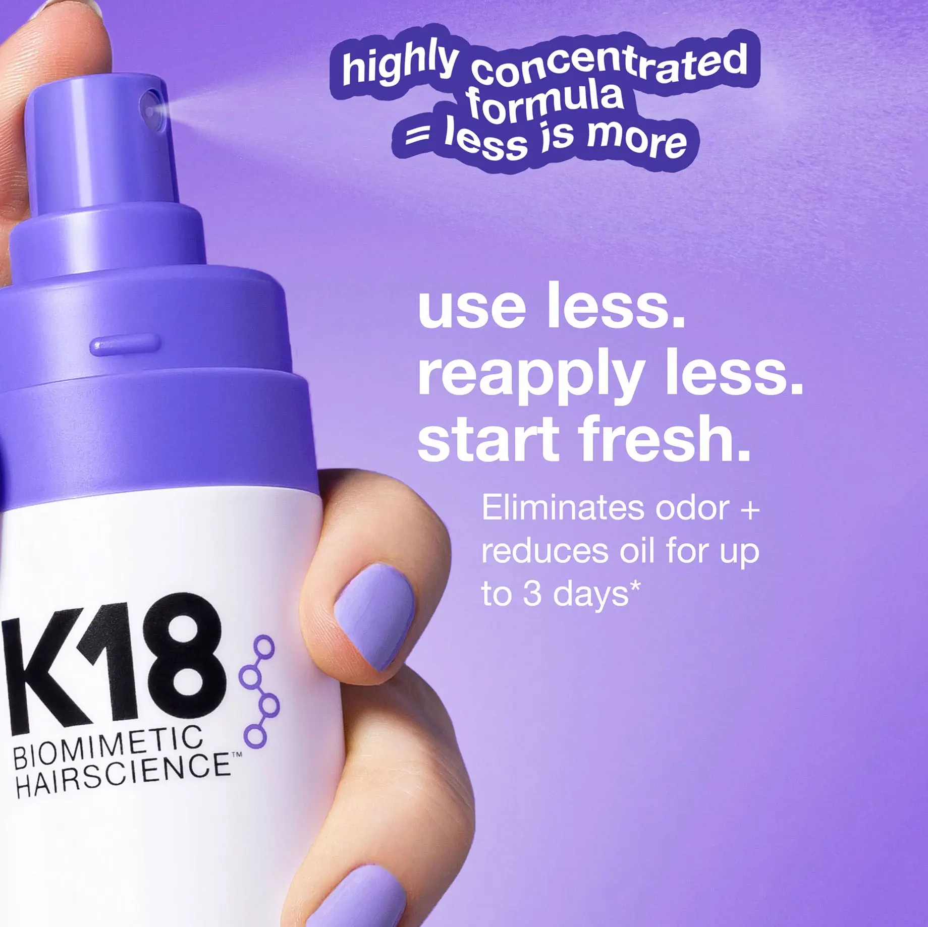 K18 AirWash Dry Shampoo 118ml 3