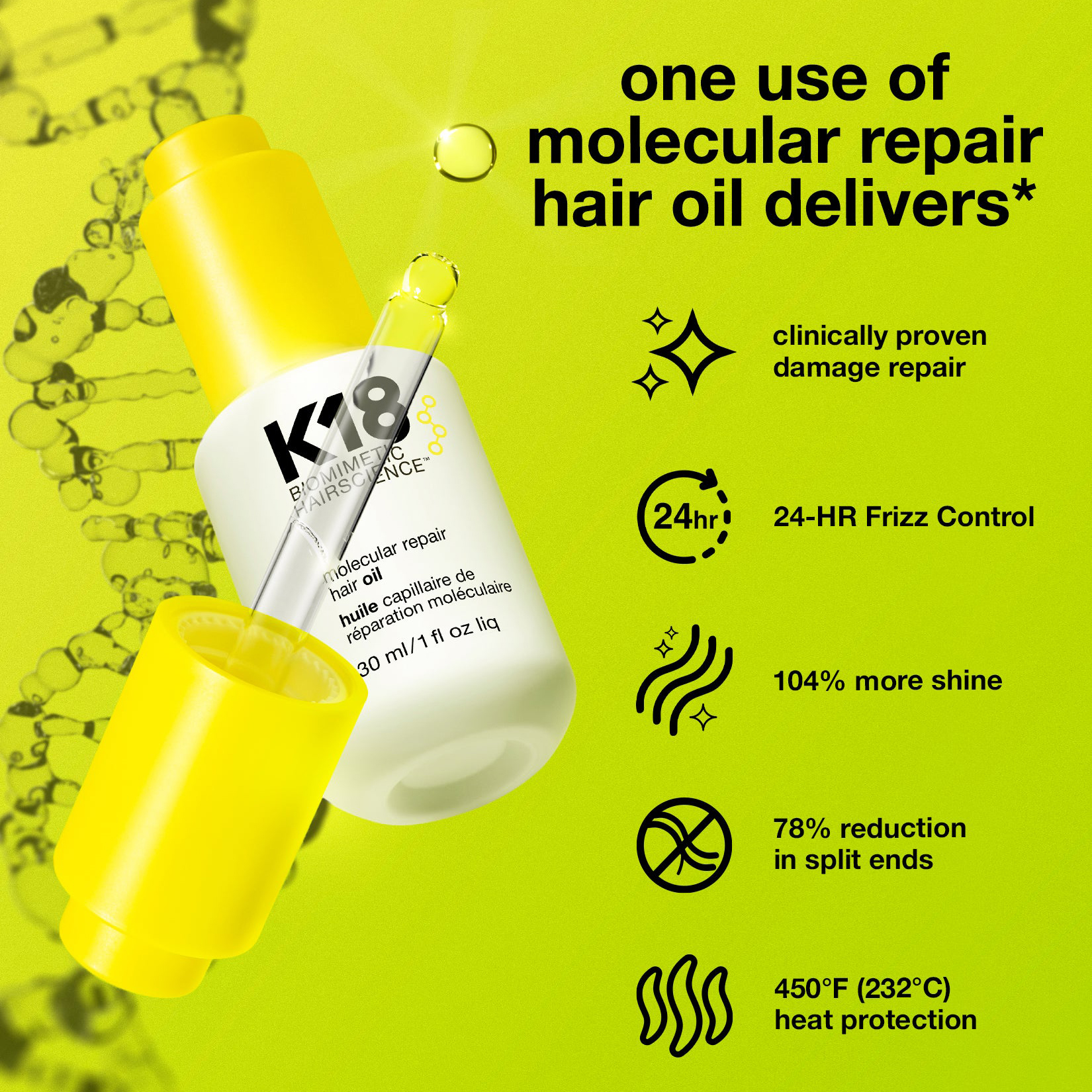 K18 Molecular Repair Hair Oil 30ml 2