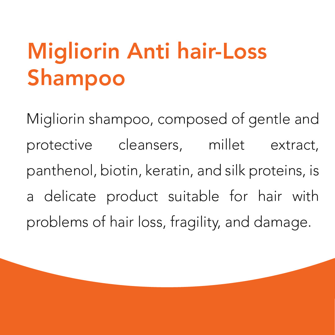 Migliorin Hair Loss Shampoo 200ml 1+1 Offer 4