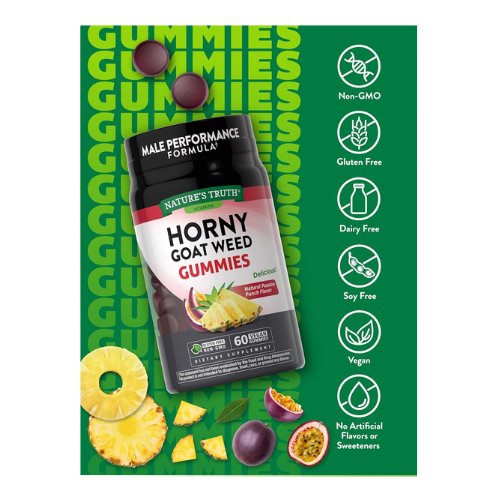 Natures truth Horny Goat Weed Gummies 60s 3