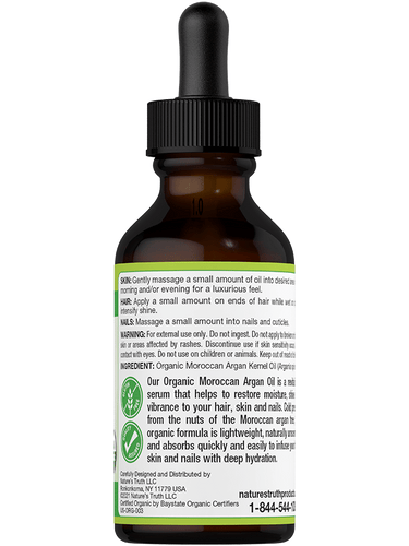Nature’s Truth Organic Moroccan Argan Oil 59ml 4