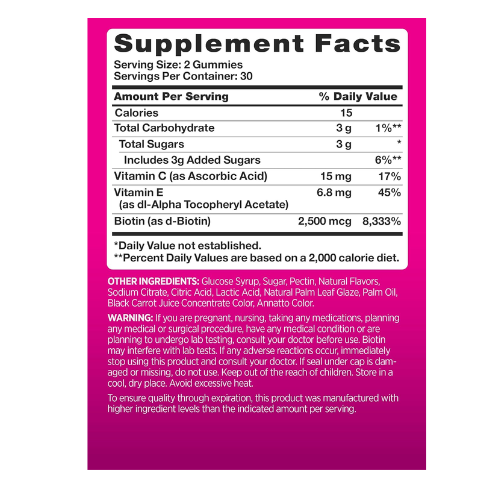 Natures Truth Stunning Biotin Beauty - 60 Gummies 3