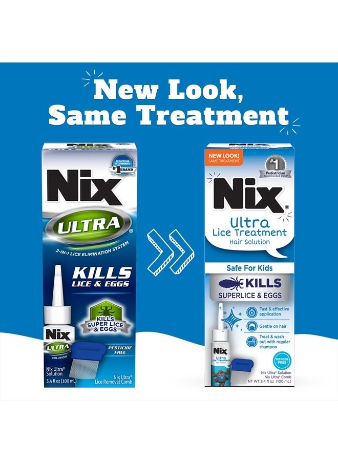 Nix Ultra Lice Treatment Hair Solution 100ml 2