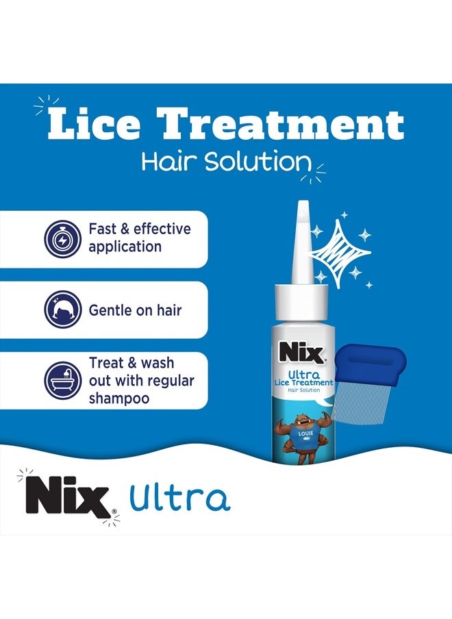 Nix Ultra Lice Treatment Hair Solution 100ml 4