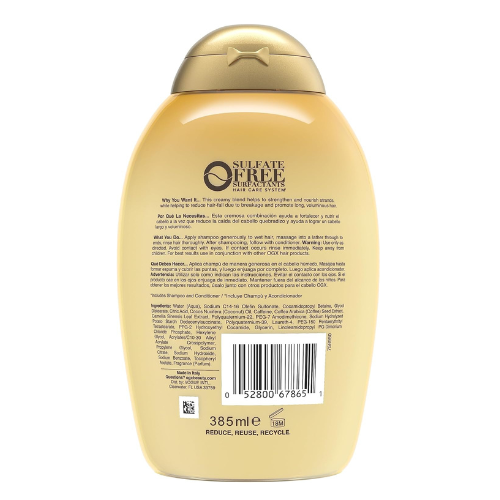 OGX Anti-Hair Fall Coconut Caffeine Shampoo 385ml 2